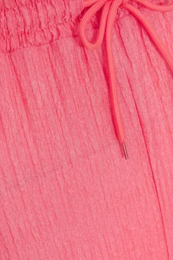 Quiz Textured Palazzo Trousers Coral Best