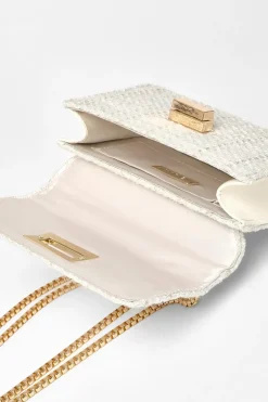 Quiz Cream Boucle Cross Body Bag Hot