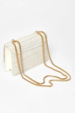 Quiz Cream Boucle Cross Body Bag Hot