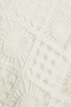 Quiz Crochet Tank Top Cream Sale