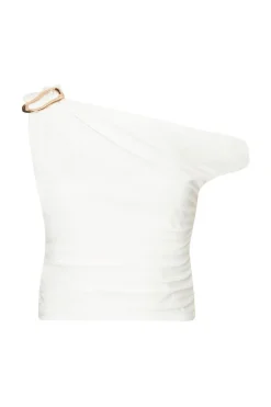 Quiz Drop Sleeve Top Cream Clearance