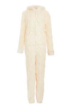 Quiz Cream Fleece Onesie Sale