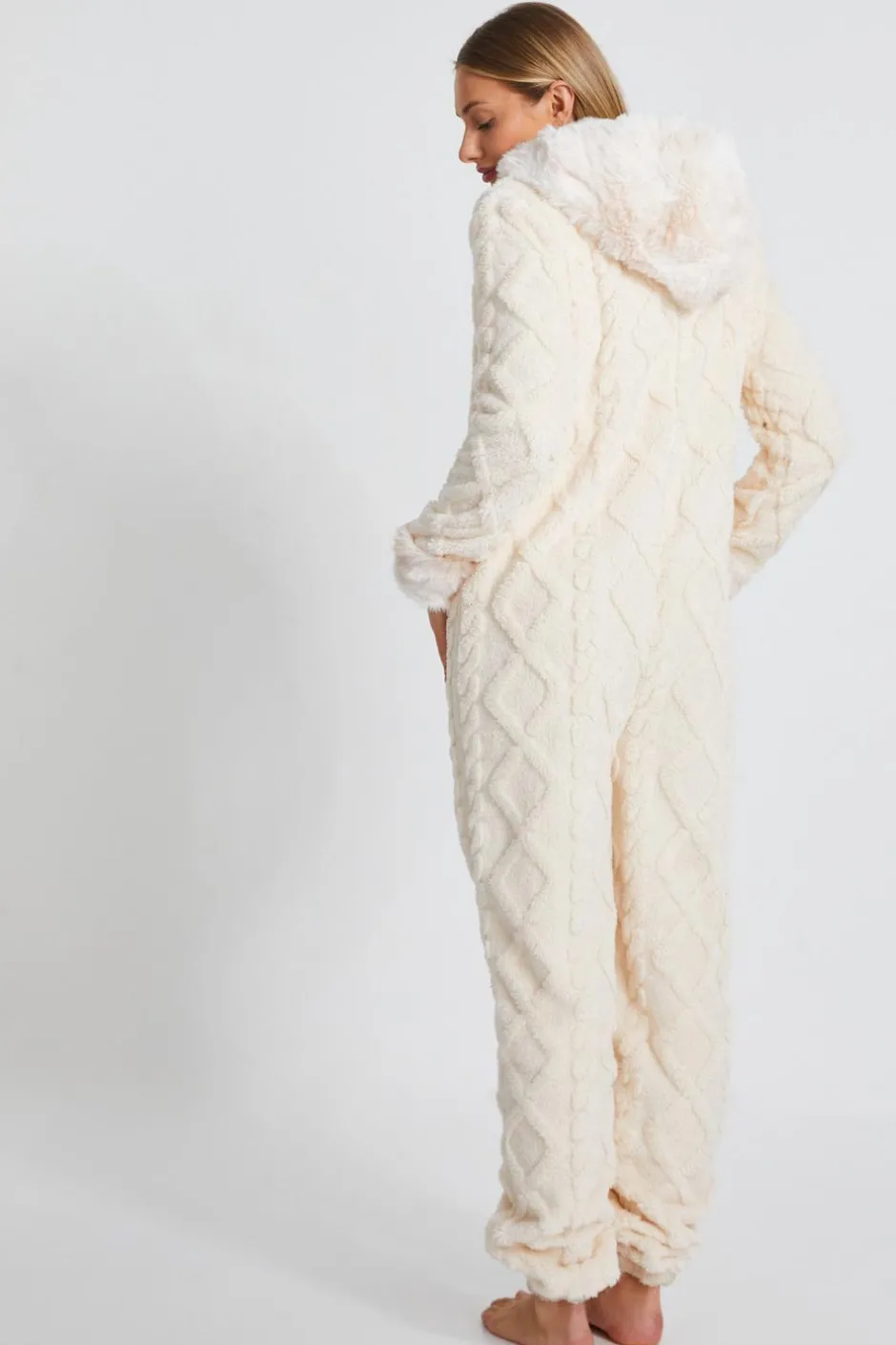 Quiz Cream Fleece Onesie Sale