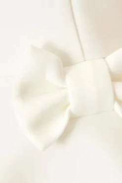 Quiz Cream Halter Neck Peplum Top Online