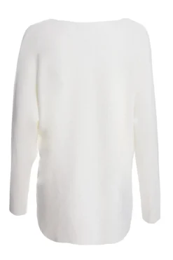 Quiz Cream Knitted Beaded Batwing Jumper New