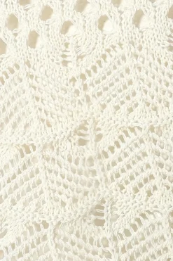 Quiz Crochet Long Sleeve Top Clearance