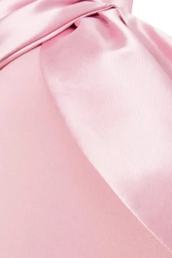 Quiz Curve One Shoulder Maxi Dress Blush Sale