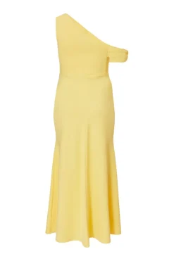 Quiz Curve Lemon Drop Sleeve Maxi Dress Sale