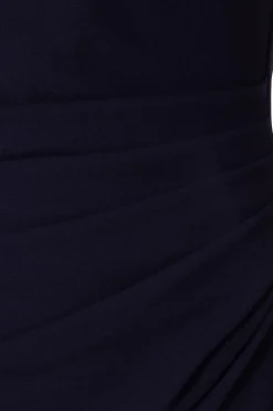 Quiz Curve Navy Drop Sleeve Maxi Dress Sale