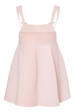 Quiz Curve Pink A-Line Mini Dress Clearance