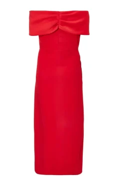 Quiz Curve Red Bardot Wrap Maxi Dress Sale