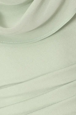 Quiz Curve Sage Drop Sleeve Maxi Dress Best
