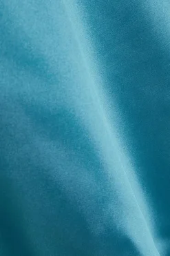 Quiz Curve Teal Satin One Shoulder Midaxi Dress Outlet