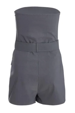 Quiz Dark Grey Bandeau Skort Playsuit Sale