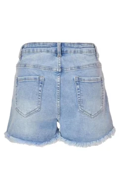 Quiz Diamante Embellished Denim Shorts Clearance