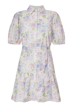 Quiz Embroidered Floral Shirt Dress Discount