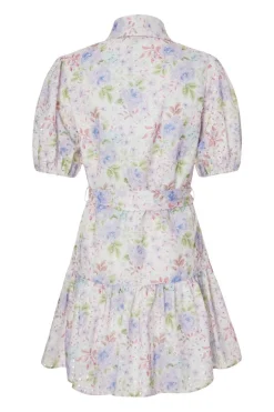 Quiz Embroidered Floral Shirt Dress Discount