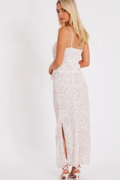 Quiz Floral Print Midaxi Skirt