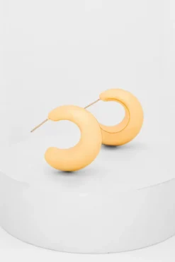 Quiz Gold Chunky Hoop Earrings Hot