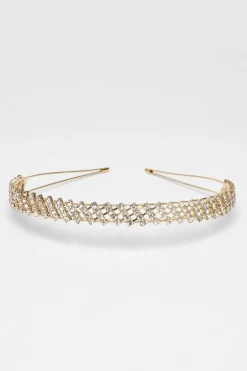 Quiz Gold Diamante Headband Sale