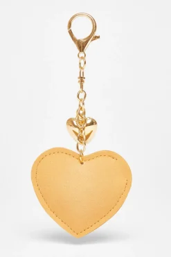 Quiz Diamante Heart Bag Charm Gold Online