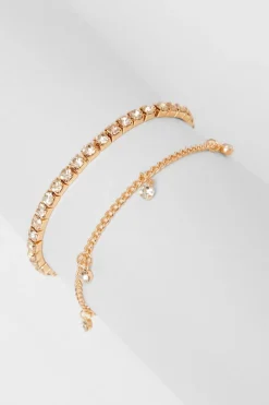 Quiz Jewel Bracelet Set Gold Clearance
