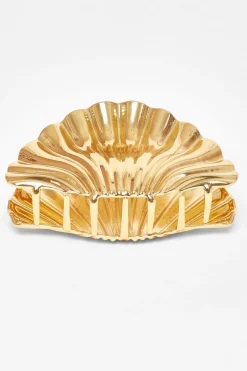 Quiz Gold Shell Hair Claw Clearance
