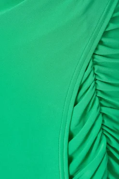 Quiz Green Asymmetric Midaxi Dress Sale