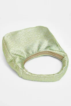 Quiz Diamante Mini Bag Green Online