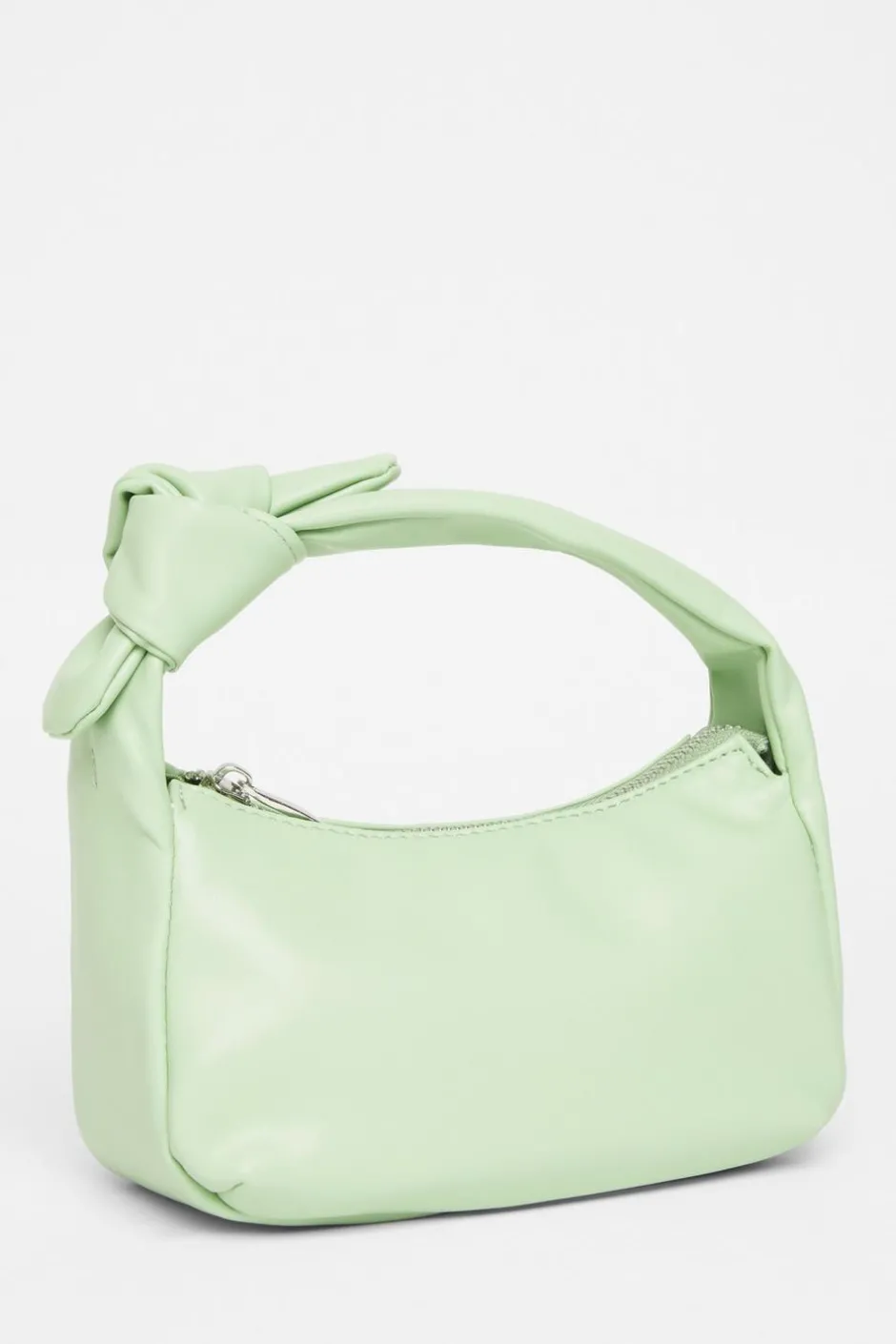 Quiz Knot Mini Top Handle Bag Green Outlet