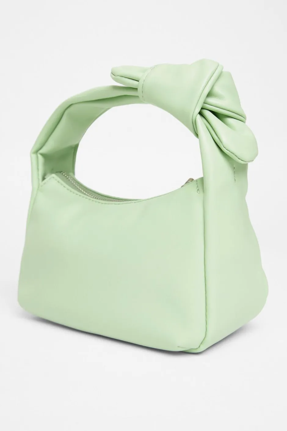 Quiz Knot Mini Top Handle Bag Green Outlet