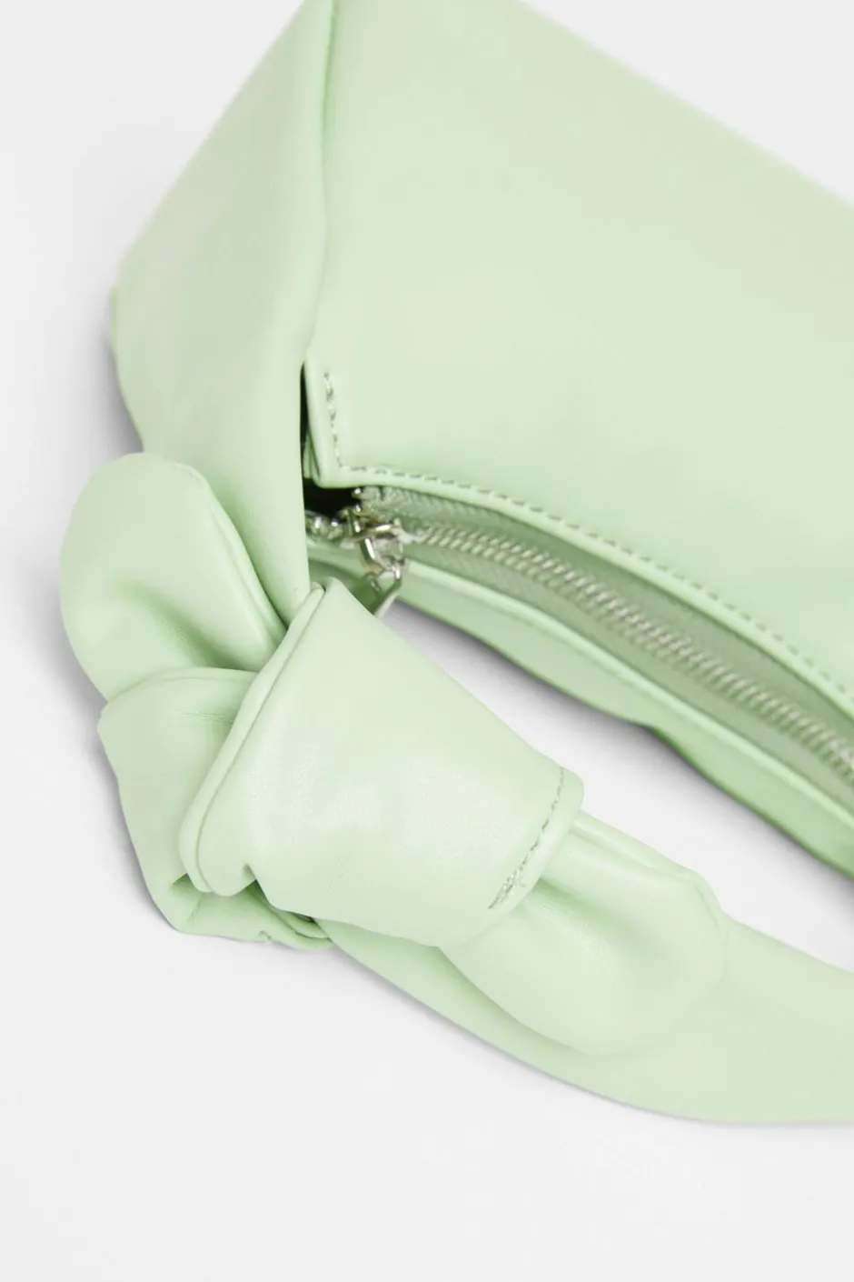 Quiz Knot Mini Top Handle Bag Green Outlet