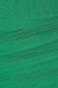 Quiz Green Mesh Midaxi Dress Sale
