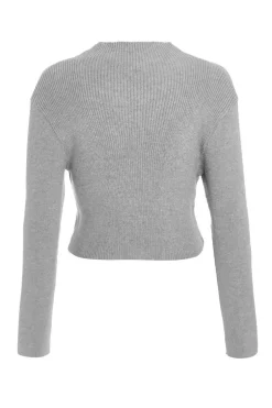 Quiz Knit Turtle Neck Jumper Grey Discount