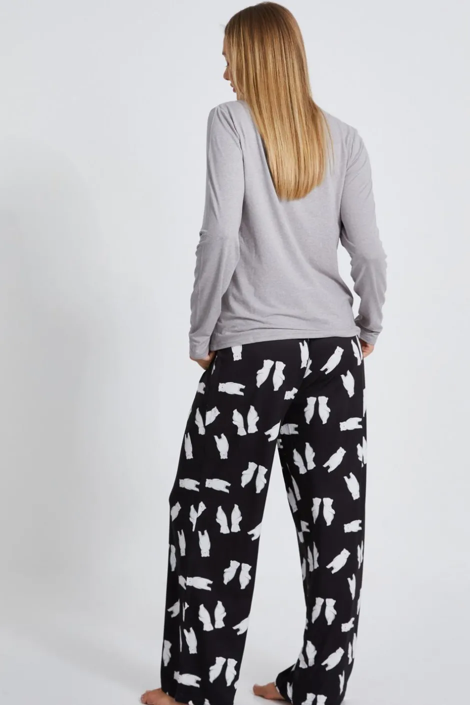 Quiz Grey Polar Bear Pyjama Set Online