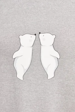 Quiz Grey Polar Bear Pyjama Set Online