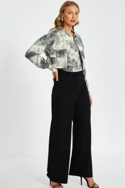 Quiz Grey Tie Dye Jacket New