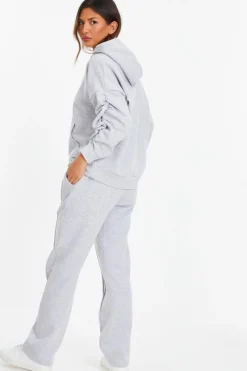 Quiz Wide leg Joggers Grey New