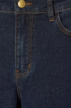 Quiz Indigo Denim Wide Leg Jeans Discount