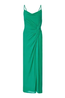 Quiz Jade Knot Front Midaxi Dress Clearance
