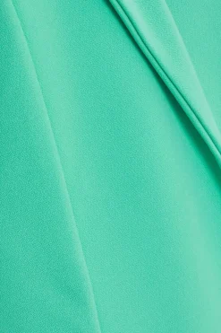 Quiz Ruched Sleeve Blazer Jade