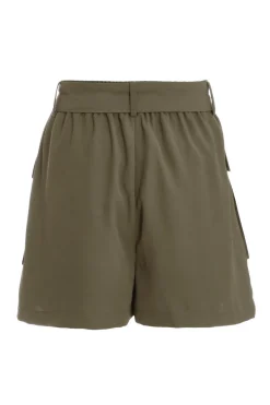 Quiz Khaki Belted Cargo Skort Discount