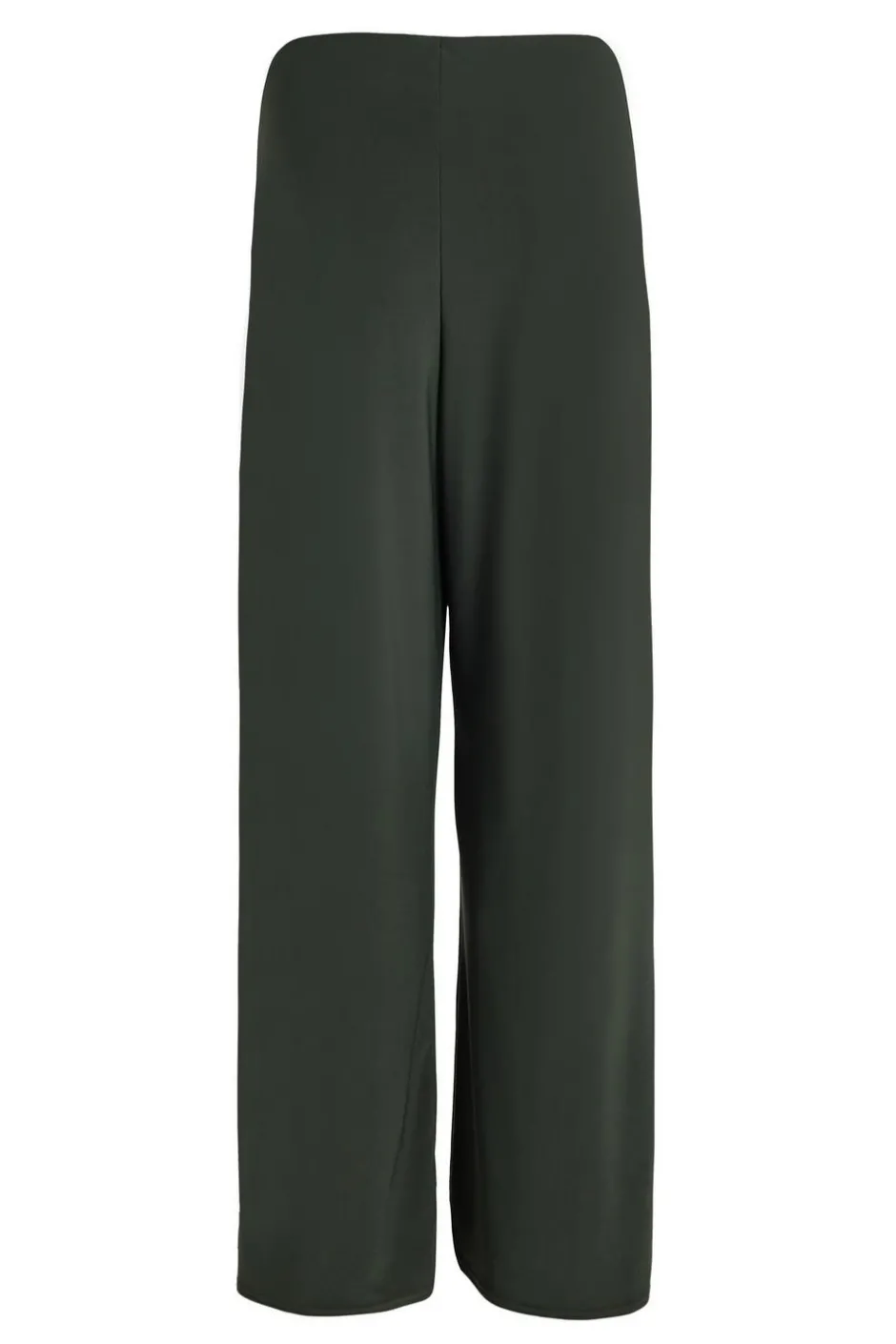 Quiz Buckle Wide Leg Trousers Khaki Discount
