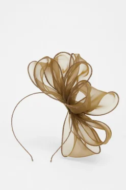 Quiz Loop Headband Fascinator Khaki Best