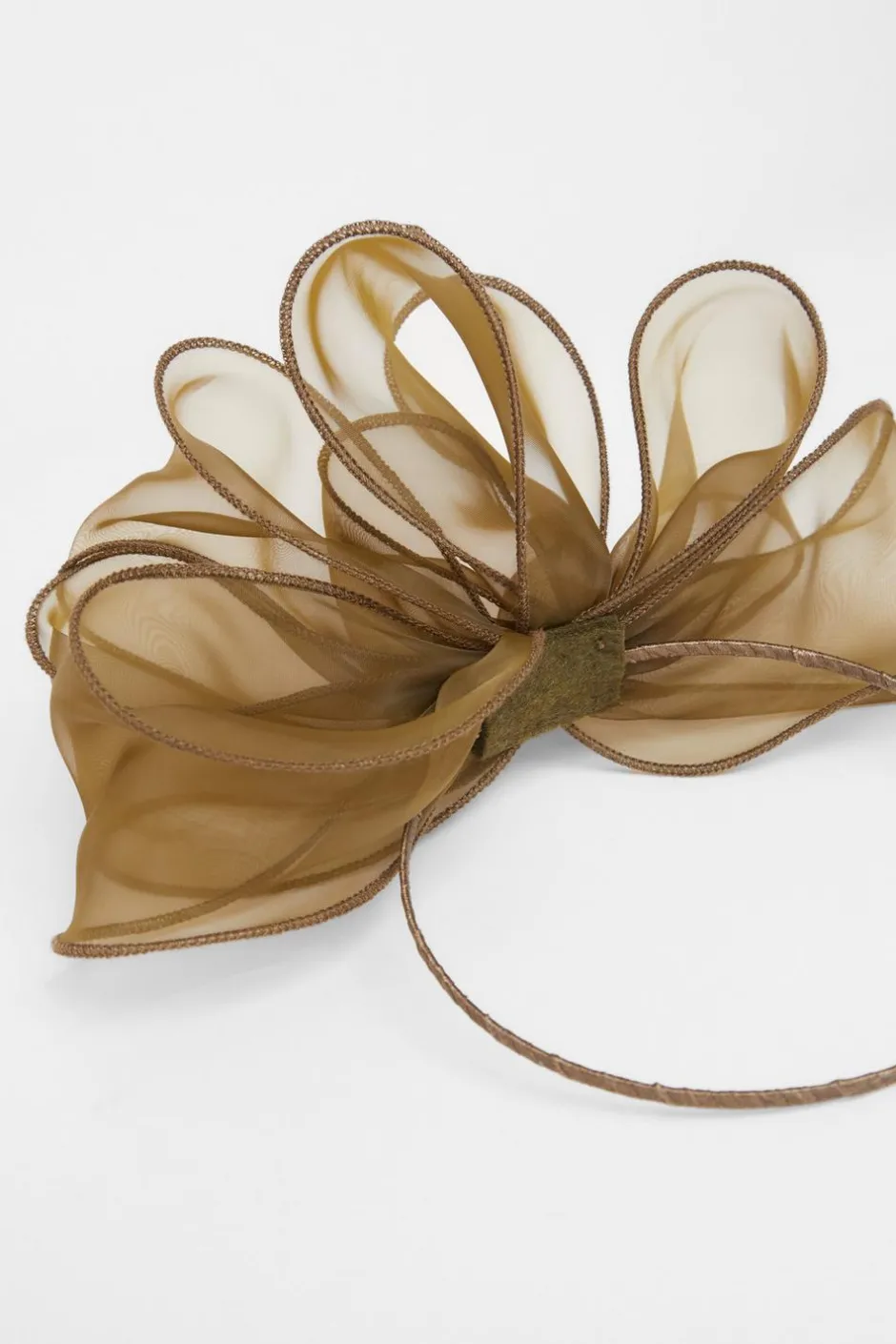 Quiz Loop Headband Fascinator Khaki Best