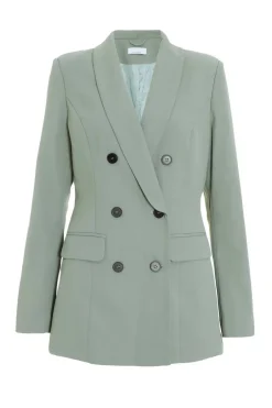 Quiz Khaki Tailored Blazer Hot