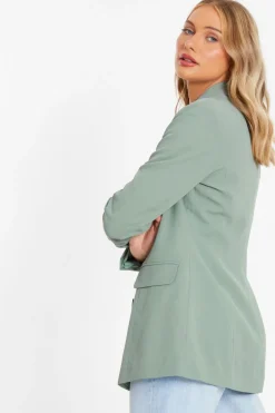 Quiz Khaki Tailored Blazer Hot