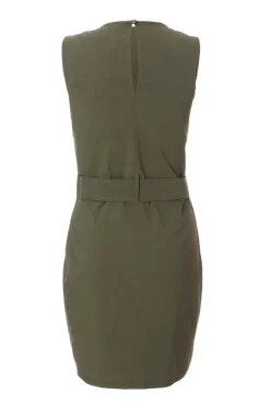 Quiz Khaki Utility Mini Dress Sale