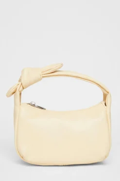 Quiz Knot Mini Top Handle Bag Lemon Sale