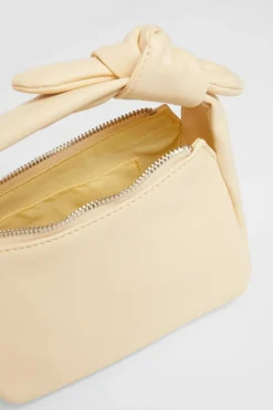 Quiz Knot Mini Top Handle Bag Lemon Sale